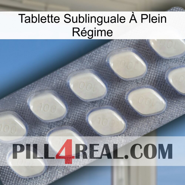 Tablette Sublinguale À Plein Régime 08